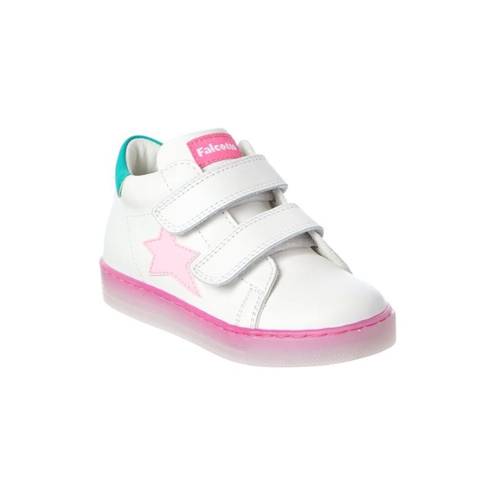 Naturino Falcotto Sasha Vl Leather Sneaker, Pink